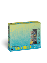 E3 Protein lemon blueberry protein bar box blue