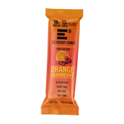 E3 Protein Orange Cranberry flavor Gluten Free and Dairy Free Protein bar. 